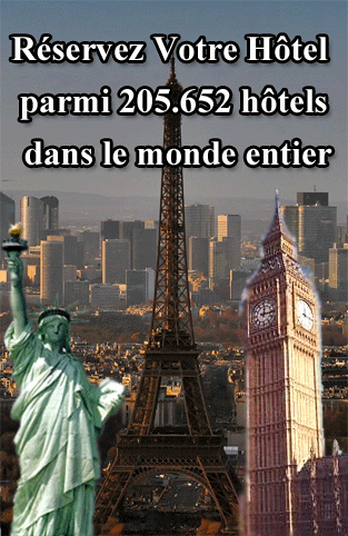 R&eacute;server H&ocirc;tels dans le monde