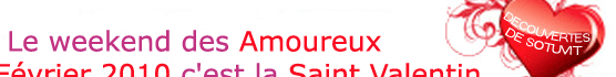 Joyeuse St Valentin avec Découvertes De Sotuvit