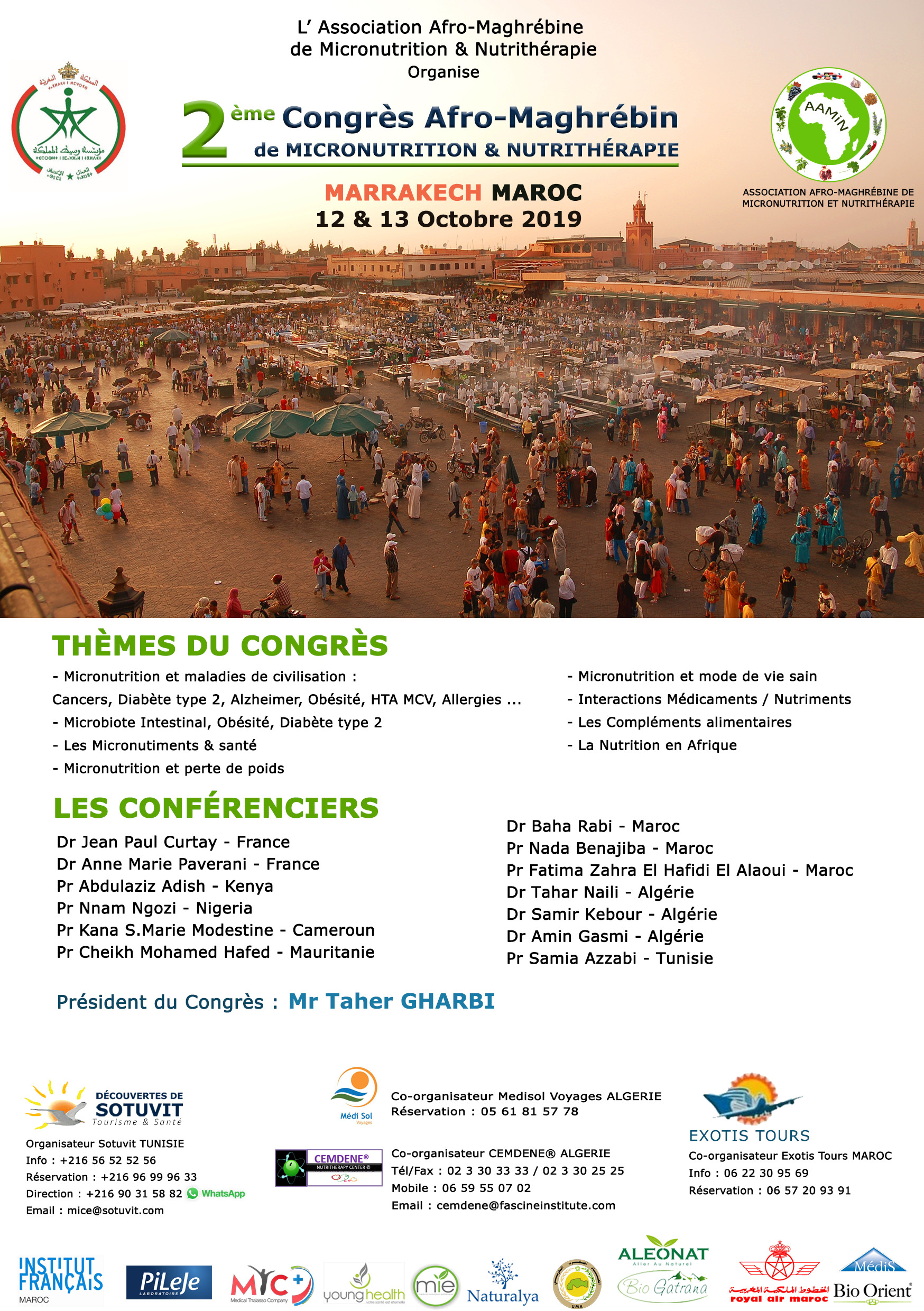 2ème Congrès Afro-Maghrébin Micronutrition et Nutrithérapie