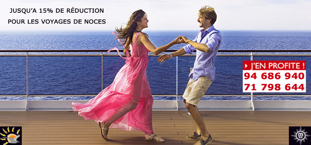 Promotion sur les Croisires de noces